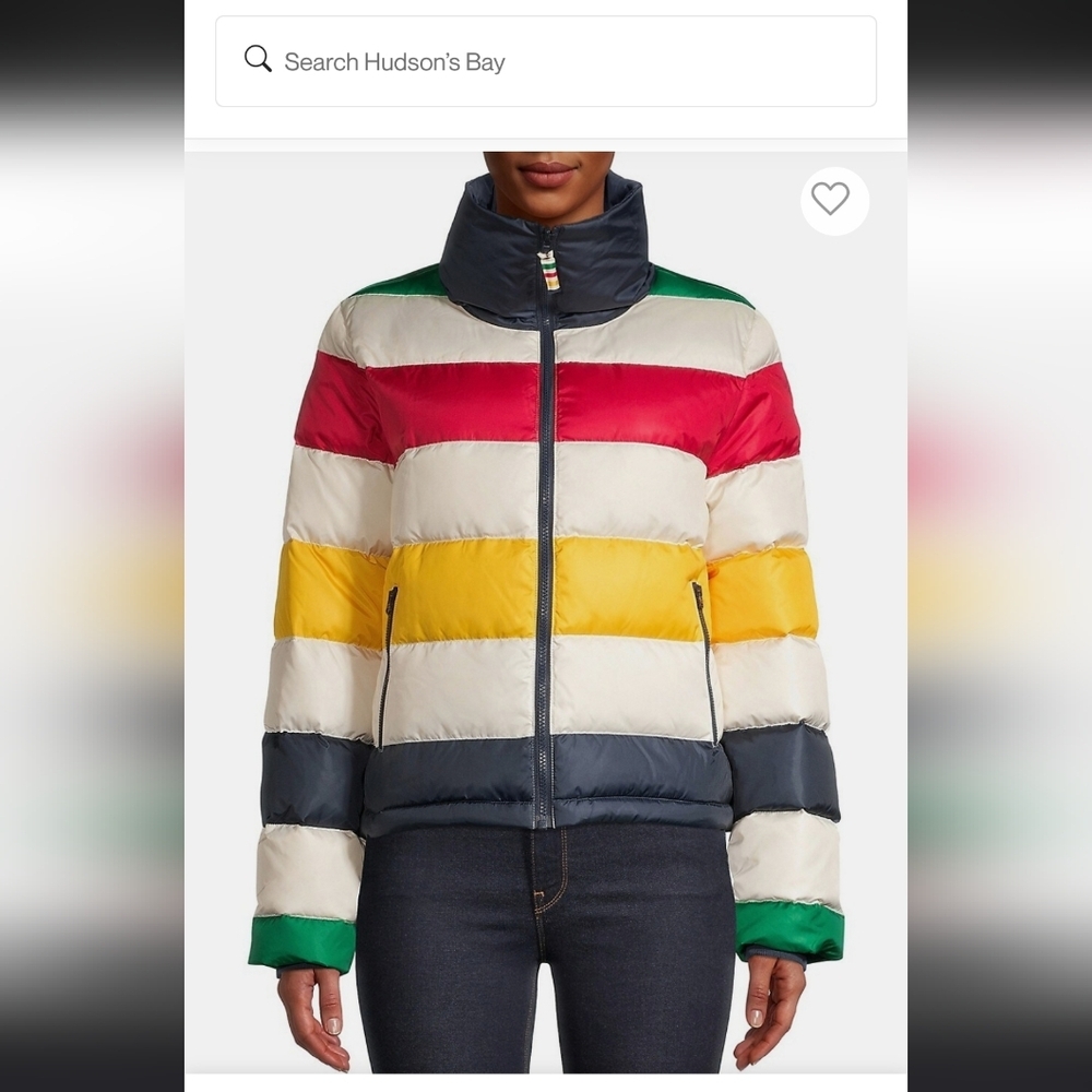 BARBIE x HBC Women's Reversible Puffer Jacket - Picture 1 of 8